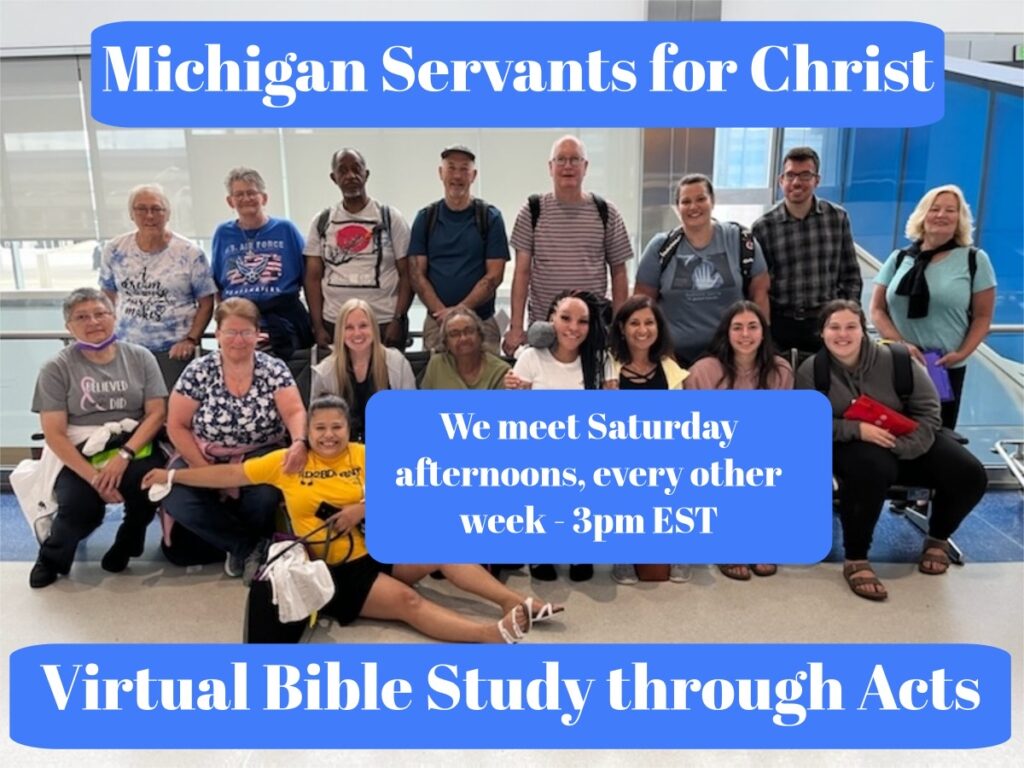 MI Servants for Christ Bible Study
